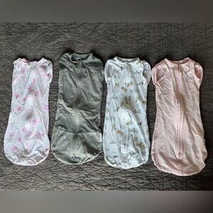 BUNDLE - 4 sleep sacks pouches 0-3 M